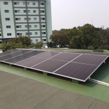 Panel surya berlokasi di gedung Depkeu