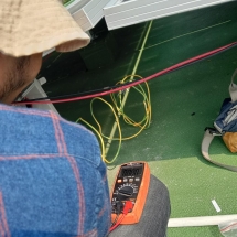 Perawatan panel surya berlokasi di gedung Depkeu